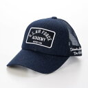 アヴィレックス AVIREX AVIREX EX AIRFORCE LOGO MESH CAP (ネイビー)