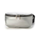 コンバース CONVERSE CONVERSE FAKE LEATHER BODY BAG (シルバー)