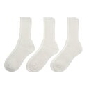 フルーツオブザルーム FRUIT OF THE LOOM C.FRUIT OF THE LOOM 3P DadSocks(white) (アソート)