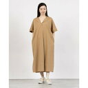 トーナル TONAL スキッパーフレアワンピース (ベージュ)(4)