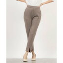 トーナル TONAL 裾スリットジャージテーパードパンツ (モカ)(4)