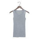 トーナル TONAL カットアウトタンクトップ (ライトグレー)