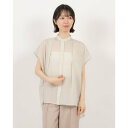 トーナル TONAL シアーストライプタックデザインシャツ (ライトグリーン)(4)