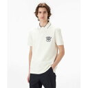 トミー ヒルフィガー TOMMY HILFIGER クレストアイコンポロシャツ (ホワイト)
