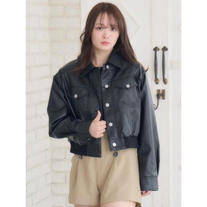 エムズエキサイト ems excite パッチ付FレザーBZ （BLK1）