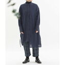 ノップドゥノッド nop de nod エンブロイダリーチュニックシャツ (ネイビー)