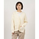 ル・マレ Le Marais 強撚コットンvカーディガン (オフ)