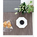 ジュビリー Jubilee 【2枚セット】 北欧デザイン PVC 撥水 ランチョンマット (ブラウン系5)