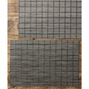 ジュビリー Jubilee 【2枚セット】 北欧デザイン PVC 撥水 ランチョンマット (グレー系その他2)