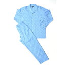 アダバット リラックスウェア アンダーウェア adabat RELAX WEAR / UNDER WEAR 長袖テーラードパジャマ (ブルー)