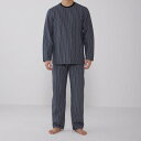 タケオキクチ TAKEO KIKUCHI 長袖クルーネックパジャマ (コン)