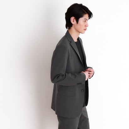 ザ ショップ ティーケー(メンズ) THE SHOP TK(Men) CARREMAN/キャリーマンジャケット セットアップ可 (グレー(212))