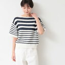 デッサン Dessin スパンコールラメボーダーニット (ネイビー(394))