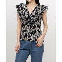 フェイズ エイト Phase Eight Rosey Linen Top (Black)