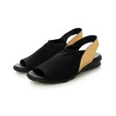 アルシュ arche 【訳あり新品】DAJAC オープントゥバックベルトサンダル(STRETCHY/MAHA METAL) ブラック/ゴールド (NOIR/OR...
