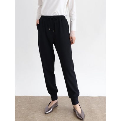 クローブ CLOVE ストレッチジョーゼットジョガーパンツ （ブラック）