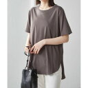 ラナン RANAN 〈B.C〉ひんやり!UV!ラウンドヘム (チャコール)