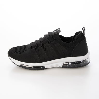 モズ moz ふかふか中敷き ダブルエアー ニットスニーカー （ブラック）