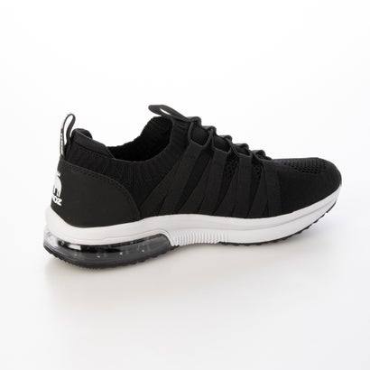 モズ moz ふかふか中敷き ダブルエアー ニットスニーカー （ブラック）