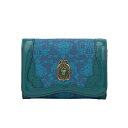 アナスイ ANNA SUI リーブル 内Lファスナー二つ折り財布 (ネイビー)