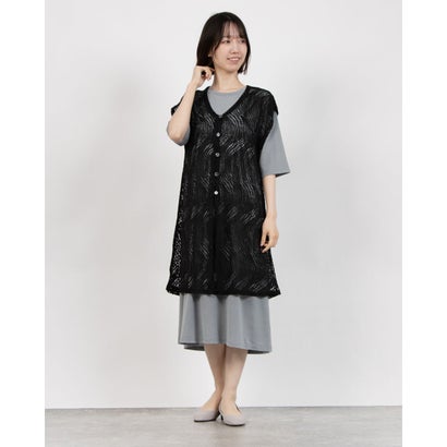 コケットコレクション COKETT COLLECTION アンサンブル (クロ)