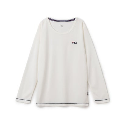 フィラ FILA L/SワンポイントTシャツ (ホワイト) フィラ FILA L/SワンポイントTシャツ (ホワイト)