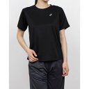 アシックス ASICS レディース 陸上/ランニング 半袖Tシャツ ウイメンズランニングドライ半袖シャツ 2012D230 (パフォーマンスブラック)