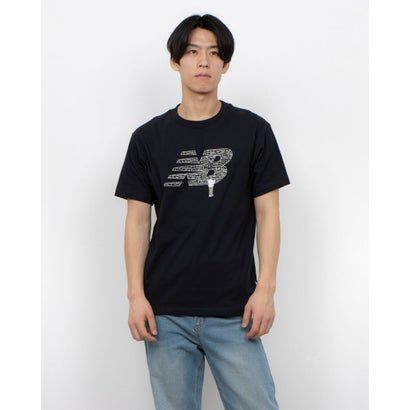 ニューバランス New Balance メンズ 半袖Tシャツ ショートスリーブTシャツ_Chalk Board MT51917 （ブラ..