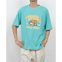 ティゴラバイビームスデザイン TIGORA by BEAMS DESIGN メンズ 半袖機能Tシャツ ドライメッシュグラフィックTシャツ TRBM-9P1025TS (グリーン)