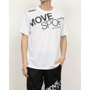 デサント DESCENTE メンズ 半袖機能Tシャツ ドライメッシュ ビックロゴ 半袖シャツ ST5SHT01M (ホワイト)