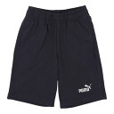 プーマ PUMA ジュニア ショーツ ESS NO.1 ロゴ ジャージー ショーツ B_ 687797 (New Navy)
