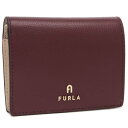 フルラ FURLA 二つ折り財布 カメリア レッド ベージュ レディース FURLA WP00304 ARE000 3574S WP00304ARE000357...
