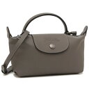 ロンシャン LONGCHAMP ショルダーバッグ ハンドバッグ プリアージュ エクストラ ミニバッグ ポーチ グレー レディース LONGCHAMP 34205...