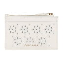 コール ハーン COLE HAAN カード ケース W/ ジップ womens (ホワイトファンシーフルール)