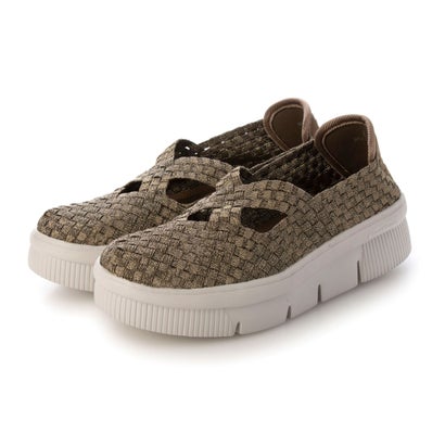 ゴムゴム Gomu56 ゴムメッシュクロスデザインスリッポン （BZ）