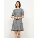 フェイズ エイト Phase Eight Viola Houndstooth Mini Dress (Black/Multi)