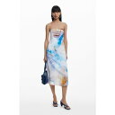 デシグアル Desigual シェルバルドットドレス (ブルー)