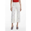 デシグアル Desigual クローバー柄のカウボーイキュロット (マルチ)