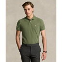 ポロ ラルフ ローレン POLO RALPH LAUREN カスタム スリム フィット メッシュ ポロシャツ (300グリーン)