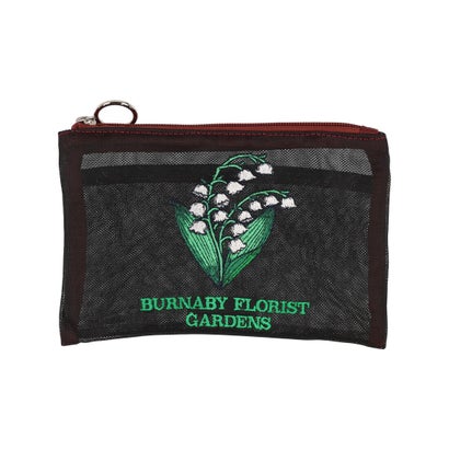 スリーフォータイム Three Four Time ローカルズメッシュフラットポーチ （ブラック）