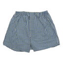 アクアスキュータム Aquascutum AQトランクス/25SチェックCー2本ゴム 【返品不可商品】 (ネイビー)