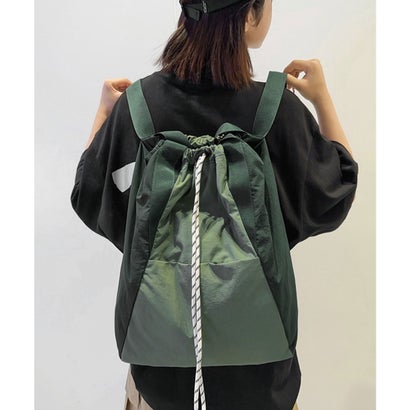 ミニミニストア miniministore ナイロンリュック肩掛けバッグトートバッグ （グリーン）
