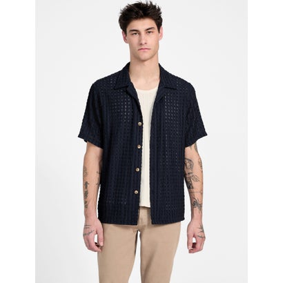 ゲス GUESS SS Liam Jacquard Knit Shirt (G7V2)