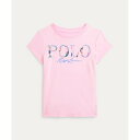 ポロ ラルフ ローレン POLO RALPH LAUREN (ガールズ 2才〜6才)ロゴ コットン ジャージー Tシャツ (650ピンク)