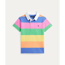 ポロ ラルフ ローレン POLO RALPH LAUREN (ボーイズ 2才〜7才)ストライプド コットン ショートスリーブ ラグビー シャツ (999マルチカ...