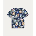 ポロ ラルフ ローレン POLO RALPH LAUREN (ボーイズ 2才〜7才)ベースボールプリント コットン ジャージー Tシャツ (999マルチカラー)