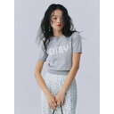 エイミーイストワール eimy istoire EIMYロゴハーフスリーブロゴニット (GREY)(4)