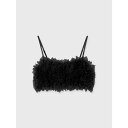 エイミーイストワール EIMY ISTOIRE チュールフリルベアトップ (BLACK)