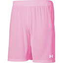 アンダーアーマー UNDER ARMOUR アンダーアーマー UNDER ARMOUR UA チーム サッカー ニットショーツ メンズ パンツ 半ズボン ワンポイント ロゴ入り ジム トレーニ (650 PINK)