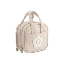 マリークワント MARY QUANT デイジーパッチアクセント デュオポーチ (ベージュ)(4)